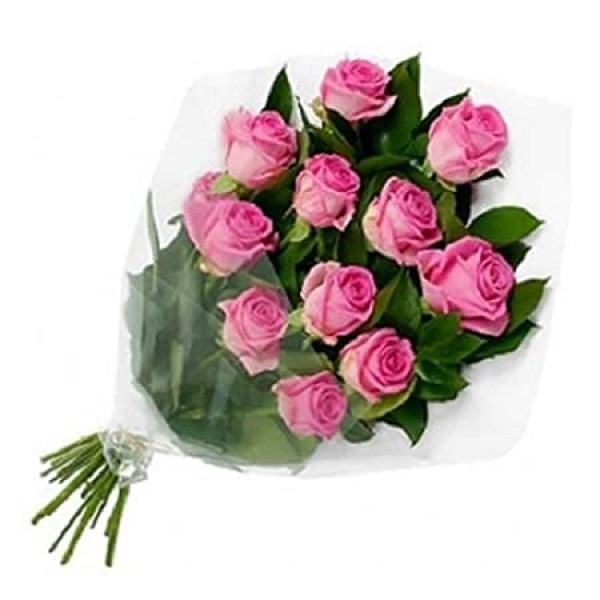 Fresh Flower Bouquet 10 pink rose